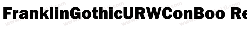 FranklinGothicURWConBoo Regular字体转换